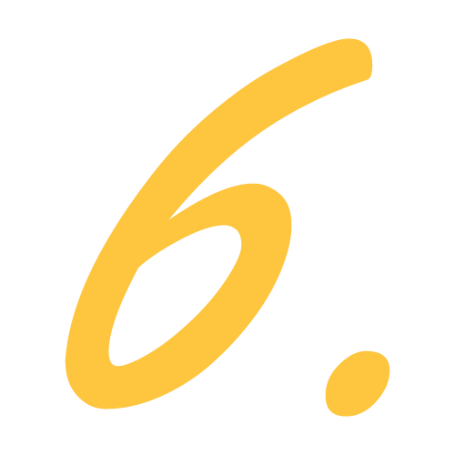 Stylized yellow lowercase letter a on white background